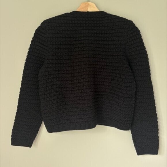 NEW Ba&sh Bash Gaspard Tweed Cardigan Jacket in Black | size 1 / S - Picture 9 of 13